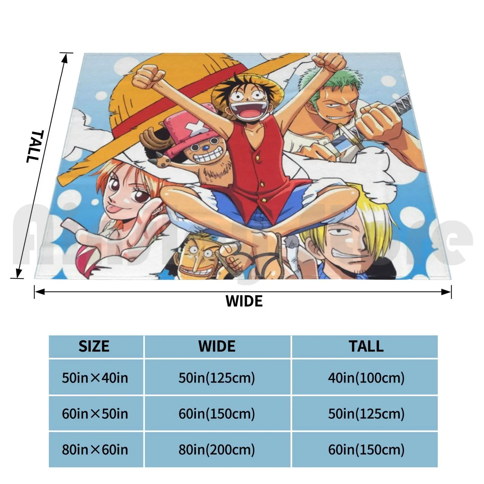 Phone Case Blanket Super Soft Warm Light Thin Luffy Pirates Manga Pirate Anime Shonen Nekketsu Monkey