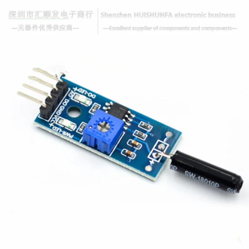 مستشعر اهتزاز عالي الحساسية وحدة الاهتزاز وحدة SW1801P إنذار التعريفي