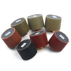 DC-RDPP02 M14 or 5/8-11 thread 2 inch (50mm) diamond resin drum polishing wheels for polishing granite and marble stone