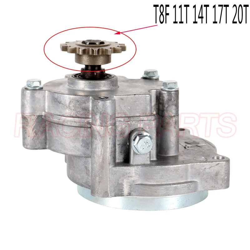 T8F 11T 14T 17T 20T Tooth Clutch Drum Gear Box Sprocket 33cc 43cc 49cc Ty Rod II Go Kart Mini Moto Dirt Bike Scooter