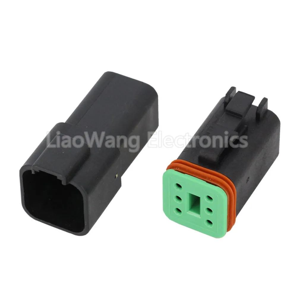 1 Set Schwarzer Deutsch DT Steckverbinder DT06-2S/DT04-2P 3P 4P 6P 8P Wasserdichter Elektrischer Stecker für Automotoren mit Pins 22-16AWG – Detail 19
