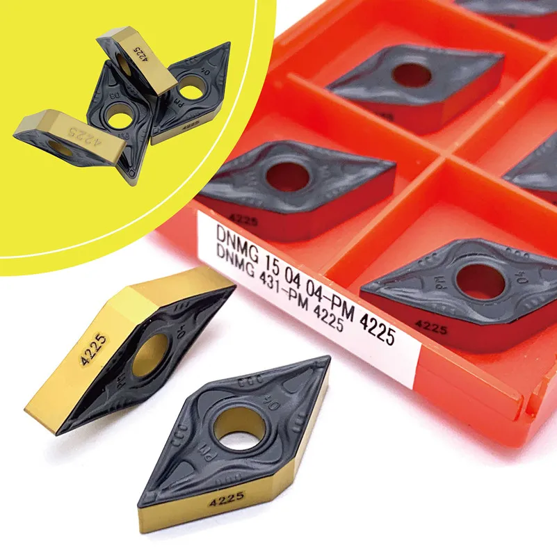 

DNMG 150404/150408-PM 4225 Internal Turning Tools Carbide insert High quality Lathe cutter Tool Tokarnyy turning insert