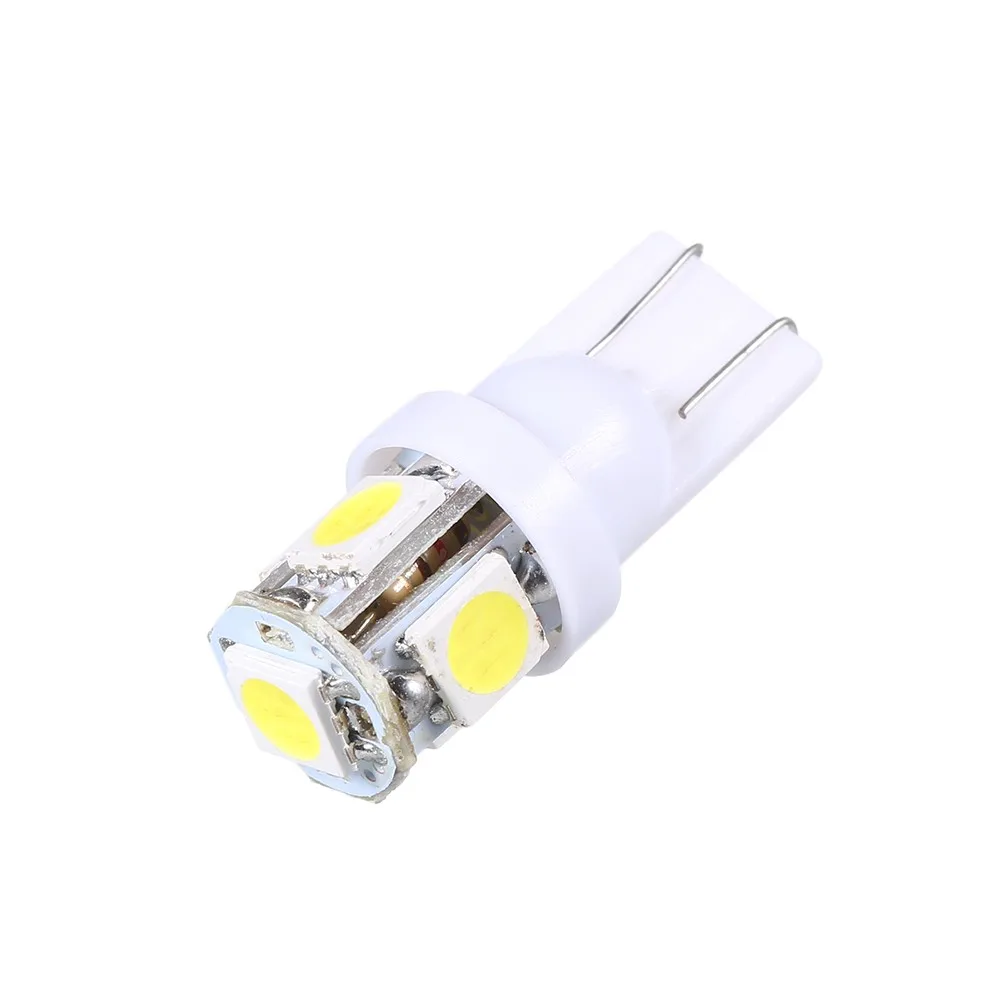 DC12V 10 Pack 1W 5 LED Car Light Bulb Good lighting, no radiation, no flicker, eye-proof Drop shipping