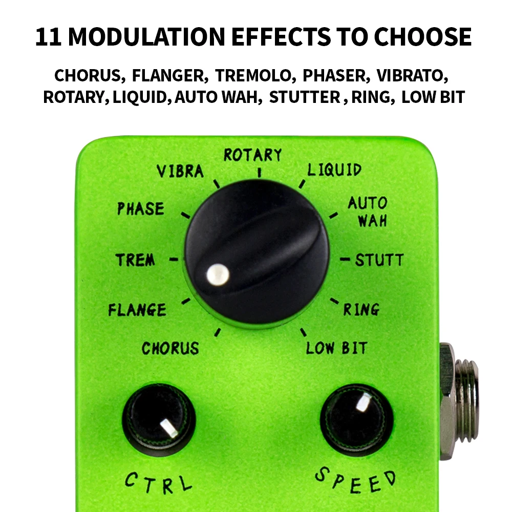 FLAMMA FC05 Modulation Multi Effects Pedal Mod Guitar Pedal 11 Modes Chorus Flanger Phaser Tremolo Auto Wah