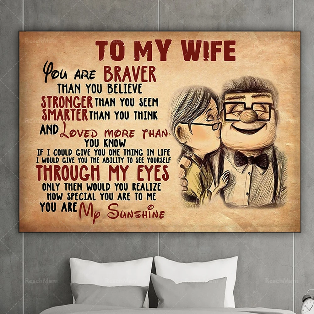 

Poster for my wife Wedding gift for your wife