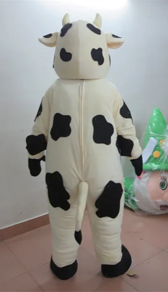 Disfraz de Mascota de vaca para adultos, traje de fiesta de cumpleaños, disfraz de Cosplay de Halloween, ropa de Navidad, nuevo diseño de moda