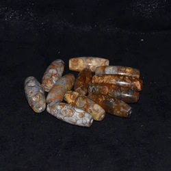Pure Natural Dzi Bead Ancient Law Snail Stone Bead Men And Women Jewelry Pendant Accessories Free Shipping