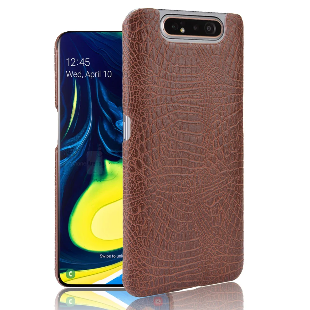 For Samsung Galaxy A80/A90 Case Luxury Crocodile pattern PU leather Case For Samsung A80 A 80 SM-A805F/DS Phone Case Back Cover