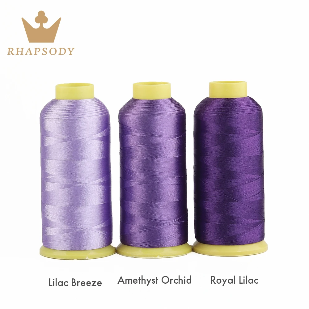 3pcs/Set 5000m 40WT 120D/2 Polyester Embroidery Thread For Brother Singer Babylock Embroidery Machine Home Sewing Varies Colors