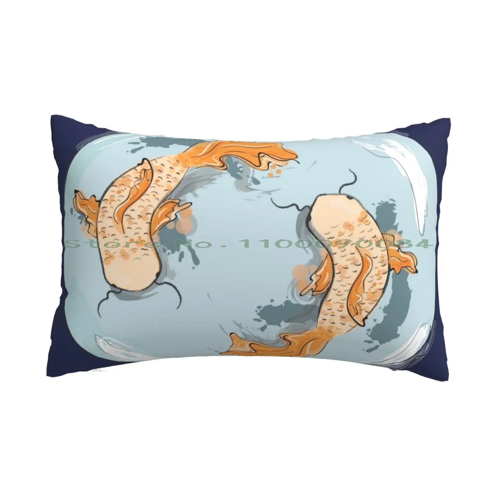 Koi In A Bubble Pillow Case 20x30 50*75 Sofa Bedroom Jet Captain Girl Aviation School Student Pilot Flying Crew Airplanes Lover