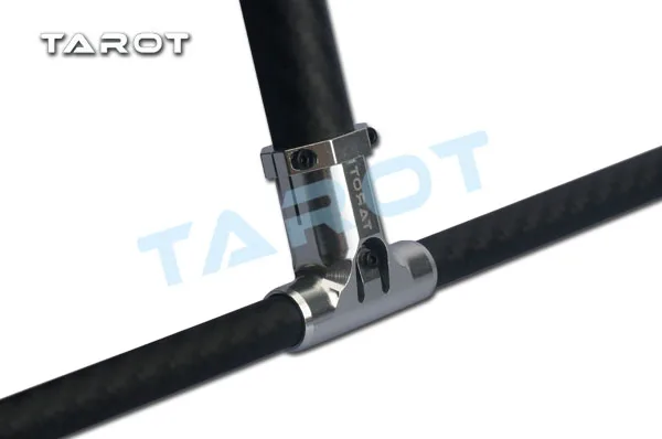 2PCS Tarot CNC 16MM 16 to 10 Metal T Type Mount for Landing Skid TL68B45