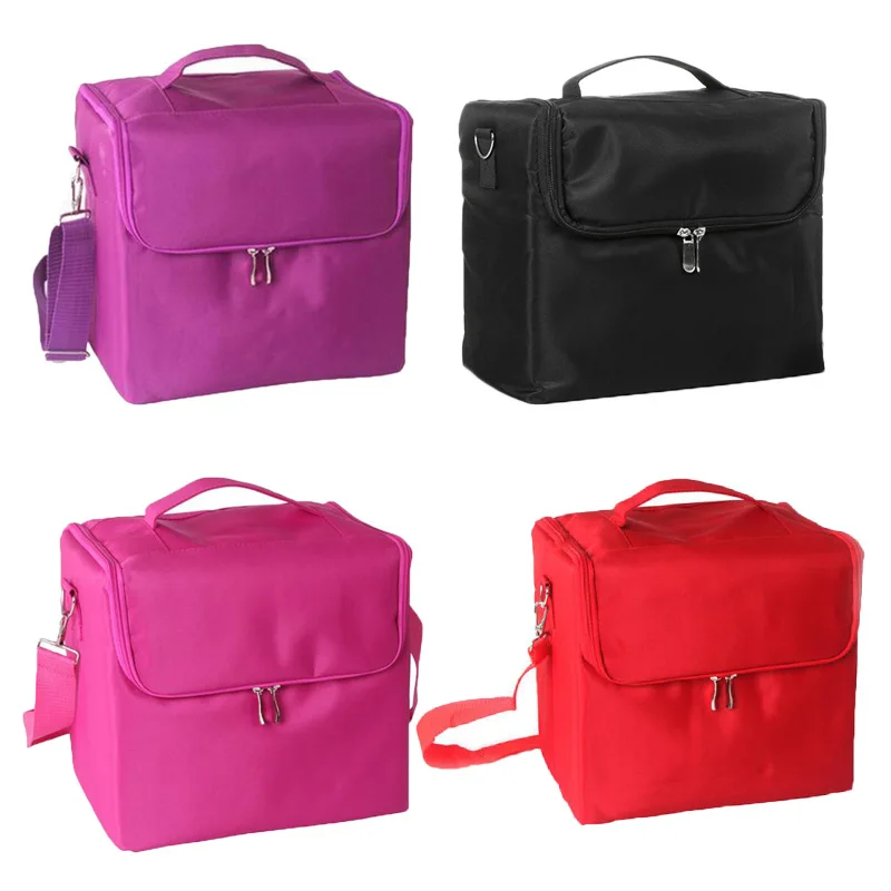 Portable Professional Makeup Nail Tattoo Tool Storage Bag Organizer Cosmetic Beautician Bags Large Capacity