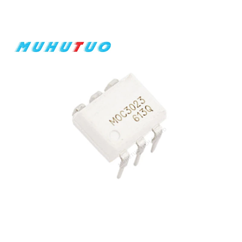 10PCS MOC3023 DIP6 Bidirectional SILICON controlled Optocoupler