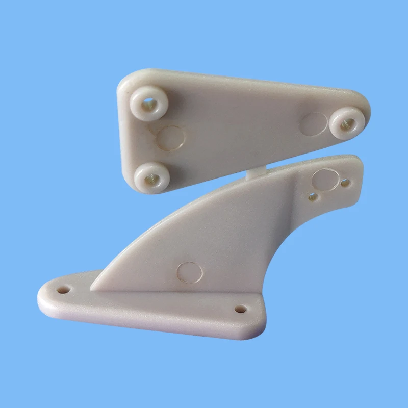 5 Pcs Control  Horns Without Screws 2 Hole RC Airplanes Parts Electric Planes Foam  Model Accessories Color Grey