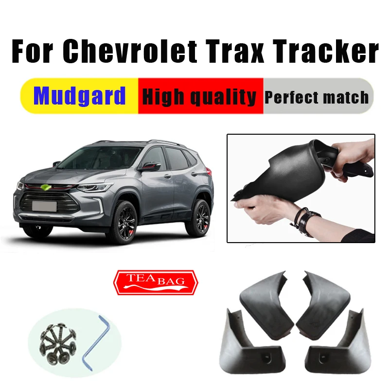 Mud Flaps For Chevrolet Trax Tracker 2013-2019 Mudguards Fenders Splash Guards Car Accessories Auto Styline 4 PCS