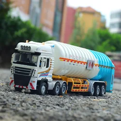 New product hot-selling alloy Tanker truck model,1:50 Tanker truck transporter toy,coasting forward,free shipping