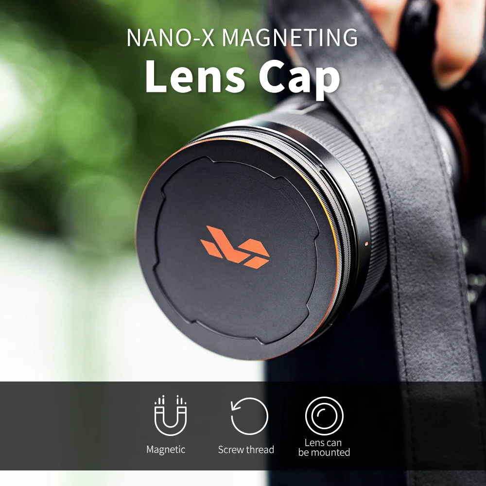 K&F Concept Magnetic HD CPL Nano-x Camera Filter with Lens Cap Circular Polarizeing Multi-Layer Coatings 52mm 58mm 62mm 67mm