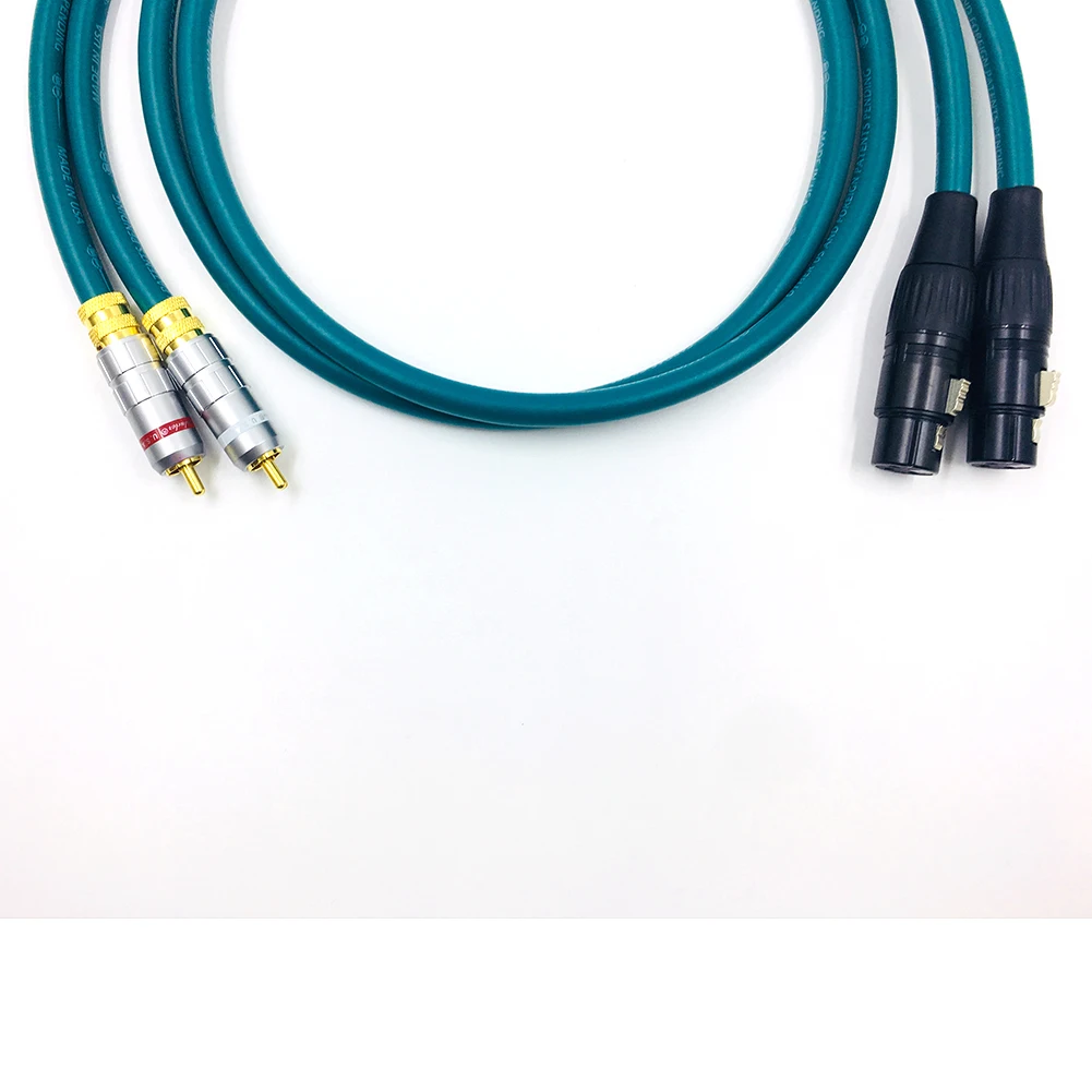 

HiFi Pair Type-1016 RCA Male to 3pin XLR Feamle Balacned Audio Cable RCA to XLR Interconnect Cable with CARDAS CROSS