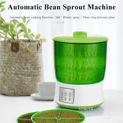 Digital Home DIY Bean Sprouts Maker Thermostat Green Seeds Growing Germinator Automatic Vegetable Seedling Growth Bucket Machine