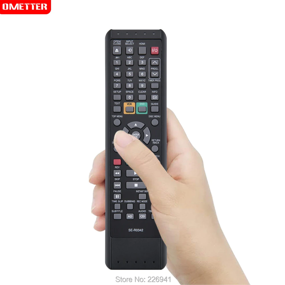 Remote control use for Toshiba SE-R0342 remoto controller controle fernbedienung teleconmande