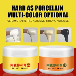 New Tile Repair Paste Kit Bathroom Tub Repair Tile Shower Repair Fiberglass Porcelain Ceramic Fix Crack Paste