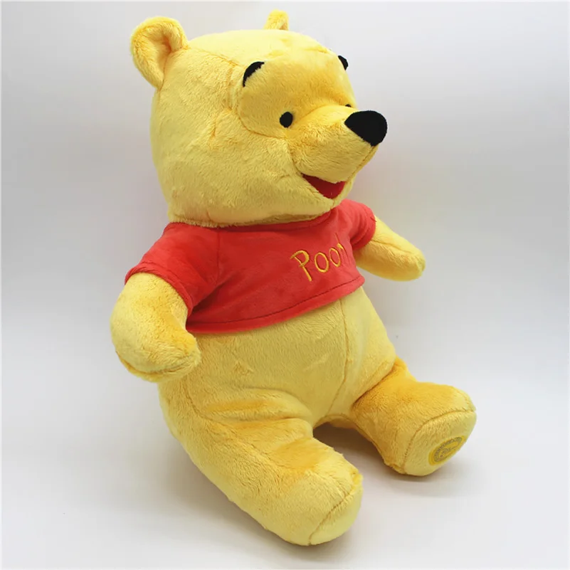 Miniso disney 40cm original winnie the pooh urso brinquedo de pelúcia animal recheado macio boneca brinquedos para crianças presente