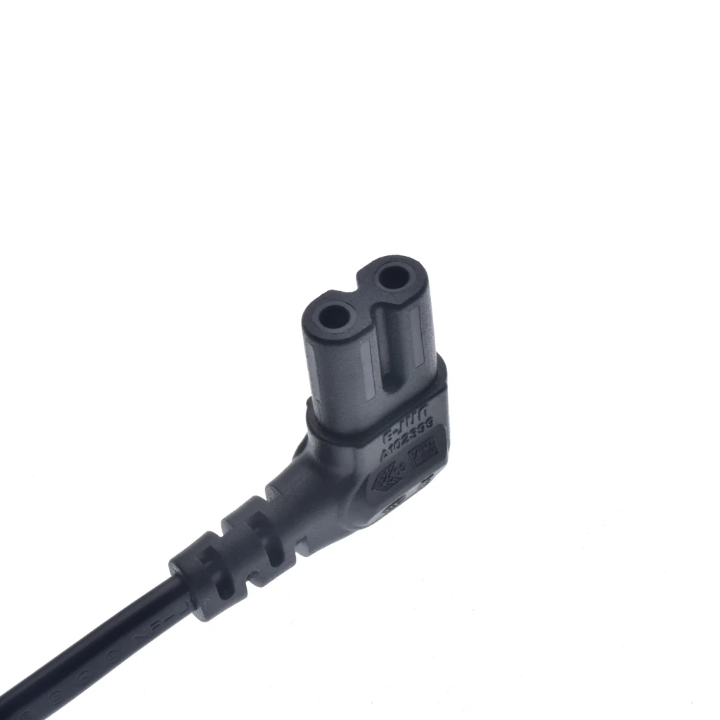 3M 90 Degree Schuko CEE7/16 Europe 2pin Male to Right Angled IEC 320 C7 Power Supply Cord Cable