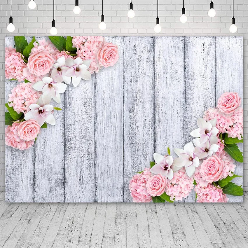 Avezano Backdrops Wedding Engagement Anniversary Bridal Shower Decor Banners Flowers Photography Backgrounds Photo Studio Props