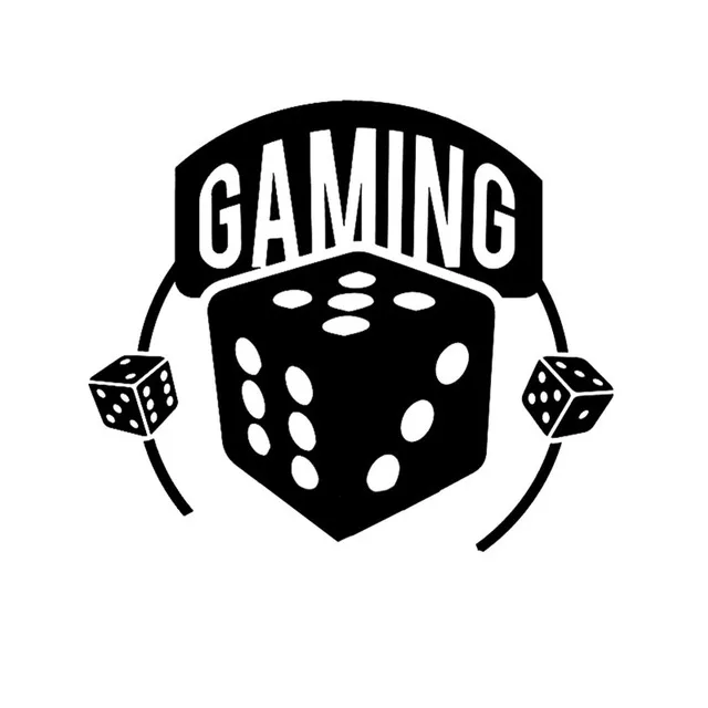 

13.4*11.5CM Coolest Dice Vinyl Decor Car Sticker Personalized Accessories