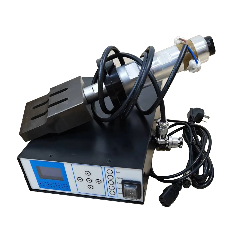 AC110/220V 20KHZ 2000W Ultra Sonic หน้ากากซีลเชื่อมเครื่อง Transducer เครื่องกำเนิดไฟฟ้า Horn เครื่องเชื่อม Ultrasound ultra Sonic 20K