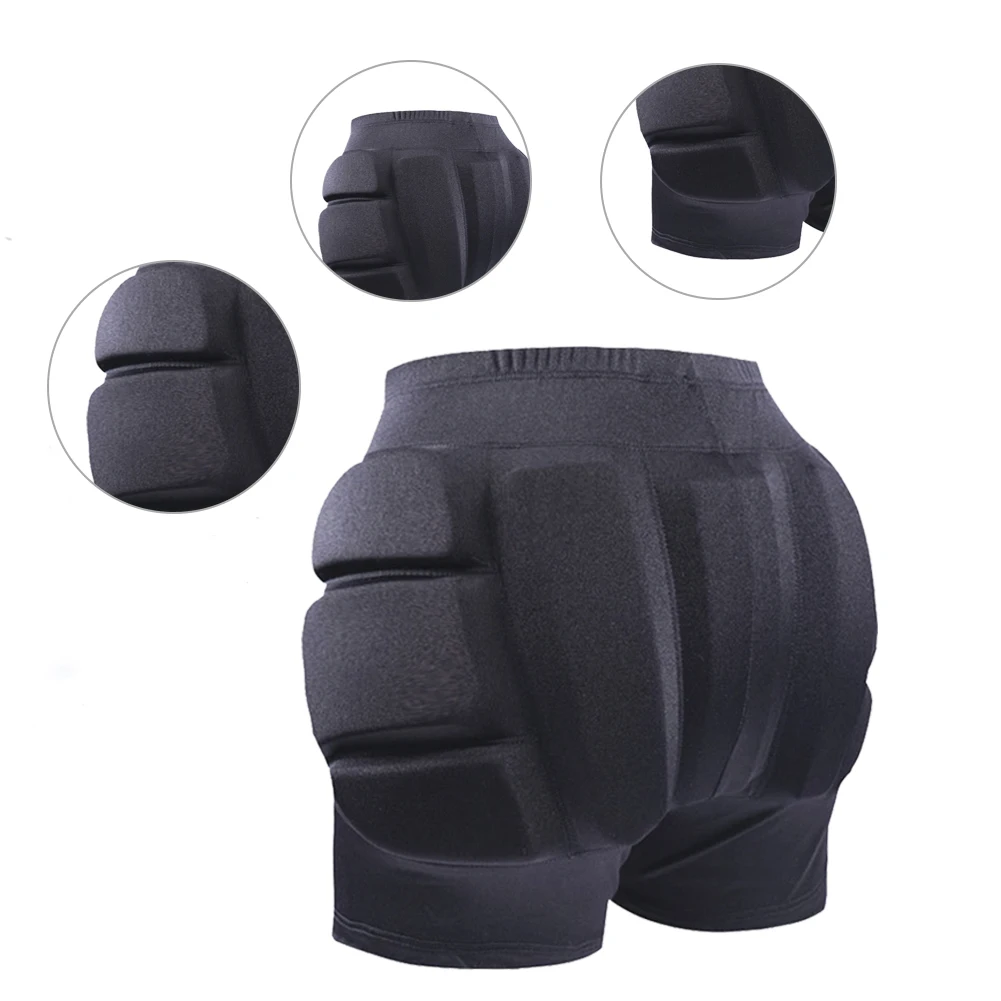 Protective Padded Shorts 3D Protection Shorts For Figure Skating Roller Skating Hockey Pants Adult Sports Protective Gear