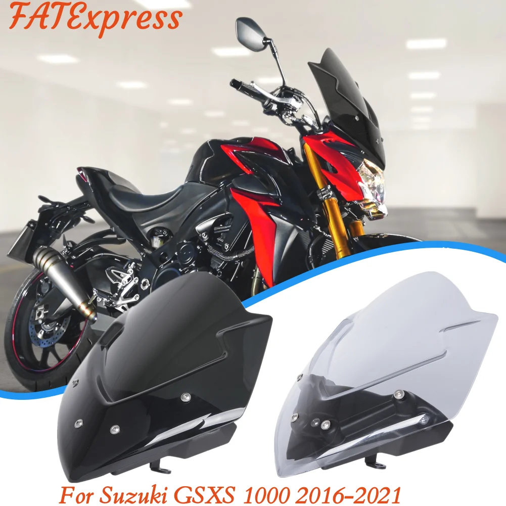 

Motorcycle Windscreen Windshield Deflector Protector Wind Screen For Suzuki GSXS 1000 2016-2021 2020 GSX-S 1000 Accessories