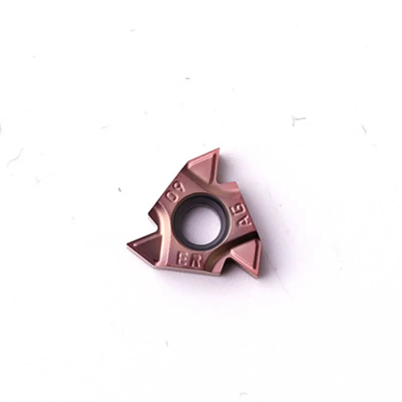 Hoja de herramienta de torneado de carburo para máquina de torneado, herramienta de inserción de hilo de carburo para SER Bar, torno CNC, 16ER, 16IR, AG60, AG55, A55, A60, LF6118, LF6018, 10 piezas