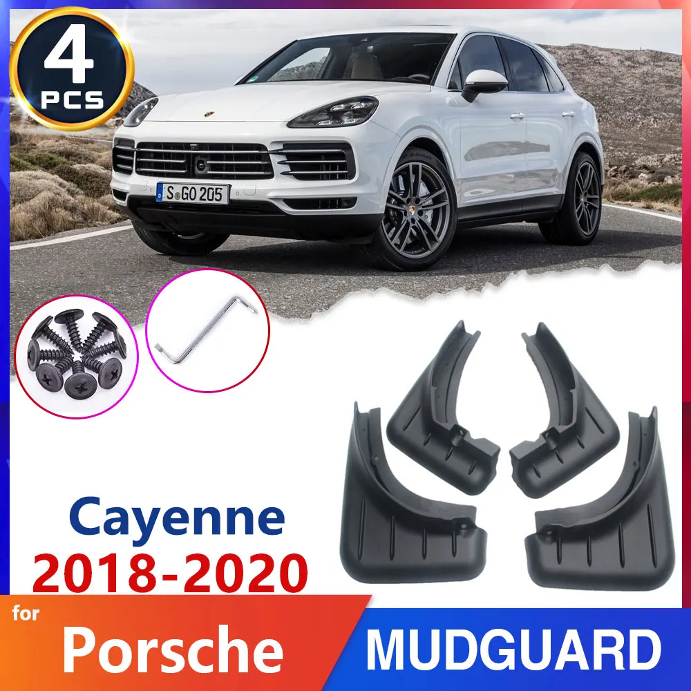 

Шины Fender брызговик для Porsche Cayenne PO536 2018 2019 2020 3rd 3 Gen брызговик брызговики автомобиля-аксессуары-наклейки