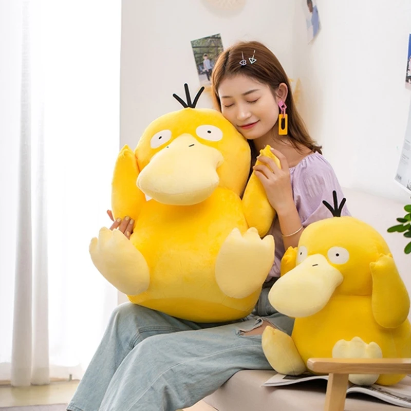 Big Size Psyduck Pokemoned Plush Toy Anime Duck Stuffed Doll Pillow Birthday Present Gift For Kids Children