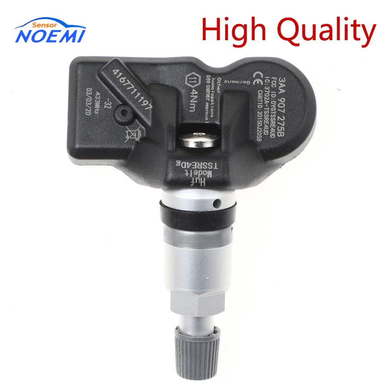 YAOPEI Tyre Pressure Sensor 3AA907275 fit 2008-2018 for VOLKSWAGEN PASSAT CC TPMS Sensor Tire Air Pressure Sensor 3AA907275B