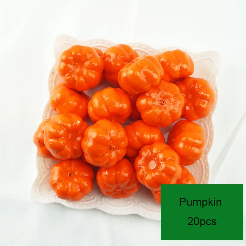 20 Buah/Lot Dekorasi Buatan Tangan DIY Alat Peraga Foto Pesta Liburan Perabotan Rumah Model Buah Mini Simulasi Stroberi Apple