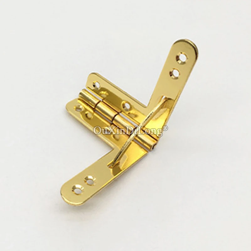 Brand New 1000PCS 50*42mm Gold Gift Box Hinges for Humidor Boxes Small Boxes Cases Jewelry Box Hinges