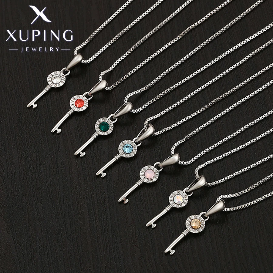 Xuping Jewelry Fashion New Crystals Pendant Necklaces for Women Brithday Gift 810665684