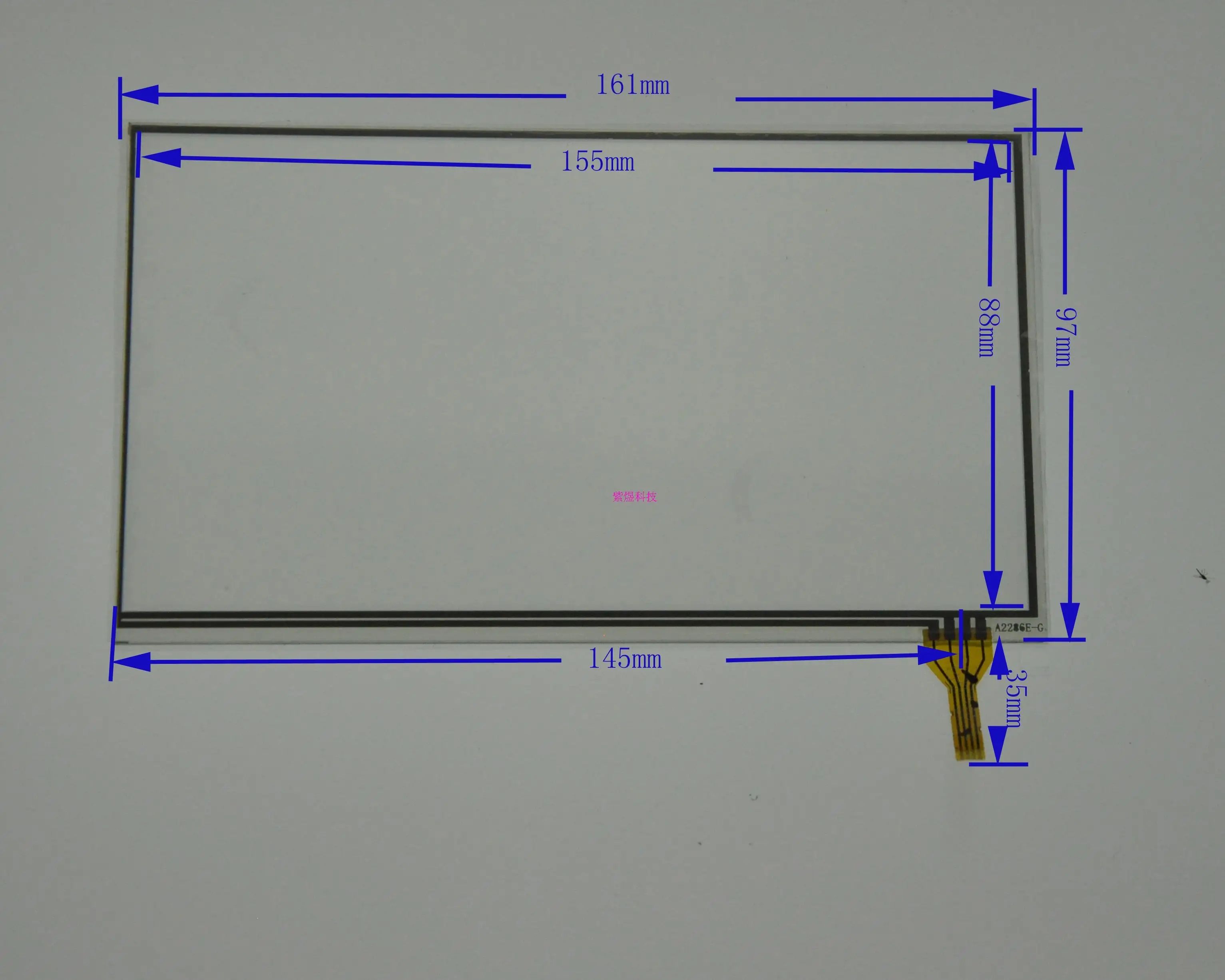 

7-inch four-wire 166*97MM compatible for Onda VX610A VX610+ touch screen original package number A2286E-G TM070RBH01