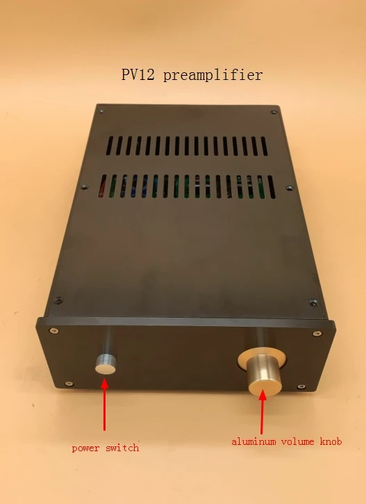 finished PV12 preamplifier 12AU7 vacuum Tube Preamplifier Audio Base on Conrad-Johnson Circuit