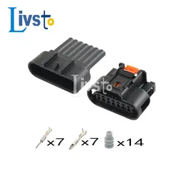 1 Set 7 Pin Auto Kabelboom Automotive Connector Socket Bobine Plug Voor Chevrolet Malibu Cruze Buick Opel Astra