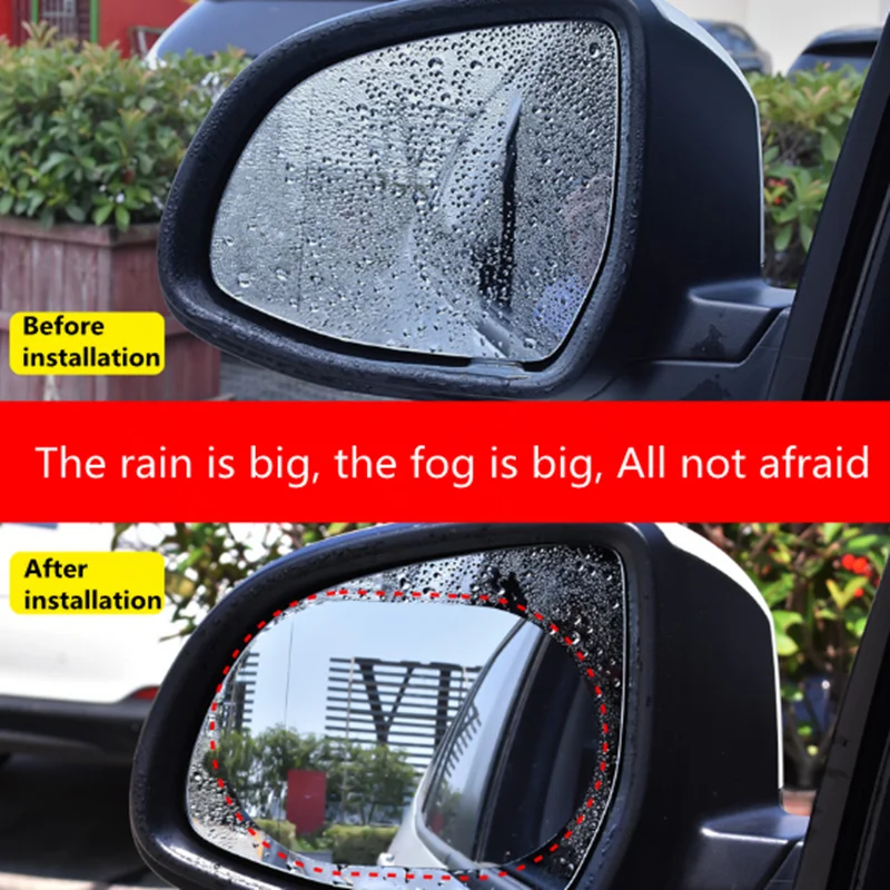 1 Pair Car Rainproof Rearview Mirror Protective Film For Honda CRV Accord HR-V Vezel Fit City Civic Crider Odeysey Crosstour