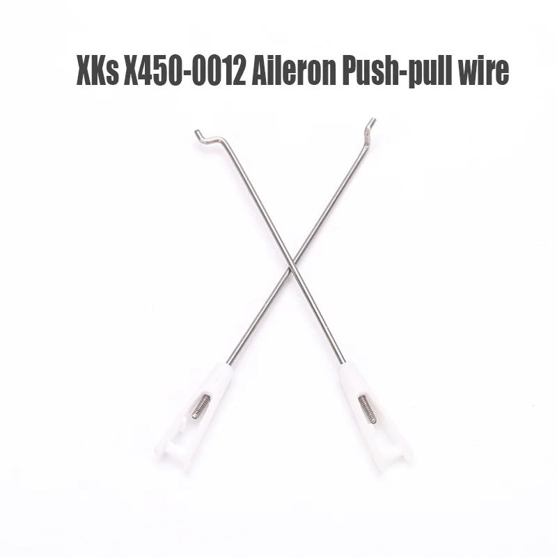 

WLtoys XK X450 RC Glider Plane Spare Parts Aileron Push Pull Steel Wire Group 2pcs/set X450.0012