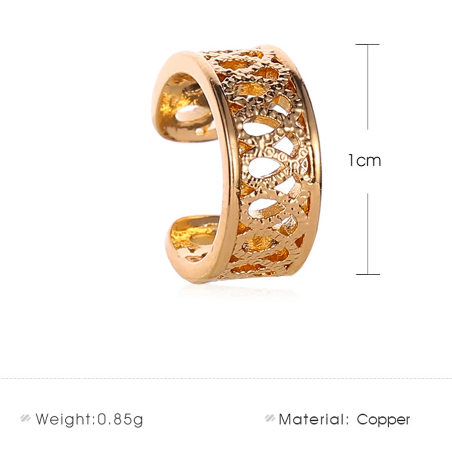 2pcs Empty Heart Fake Earrings for Women Men Jewelry Copper Helix Ear Piercing Oreja Fake Piercing Ear Cuff Retractable Earrings