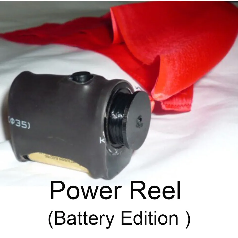 Silk Flying Device – Power Reel Motorisé Pour Magicien – Fait Voler Soies Et Serpentins – Jusqu’à 12 M – 2 Piles 12V