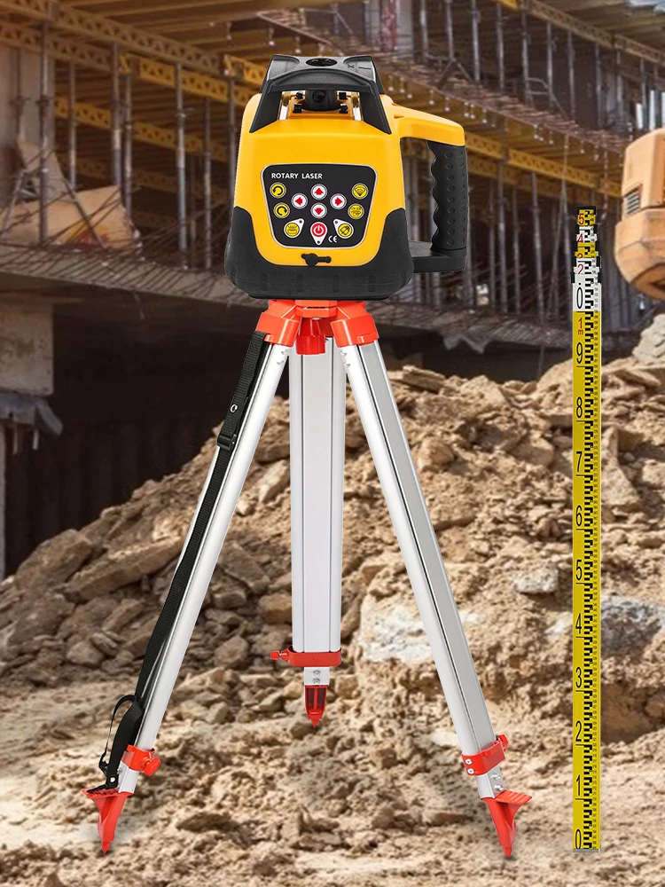 SucceBuy 360 roterende laserniveau Zelfnivellerend 500 m Verticaal Horizontaal scannen Professionele krachtige meetconstructie - afbeelding 2