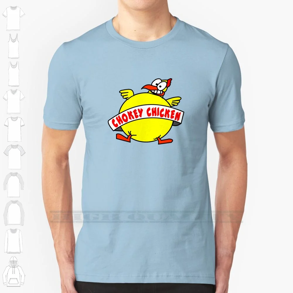Chokey Chicken Logo 100% Cotton T Shirt Chokey Chicken Rockos Modern Life Cartoon 90s Tee Short Sleeve Long Sleeve Gift