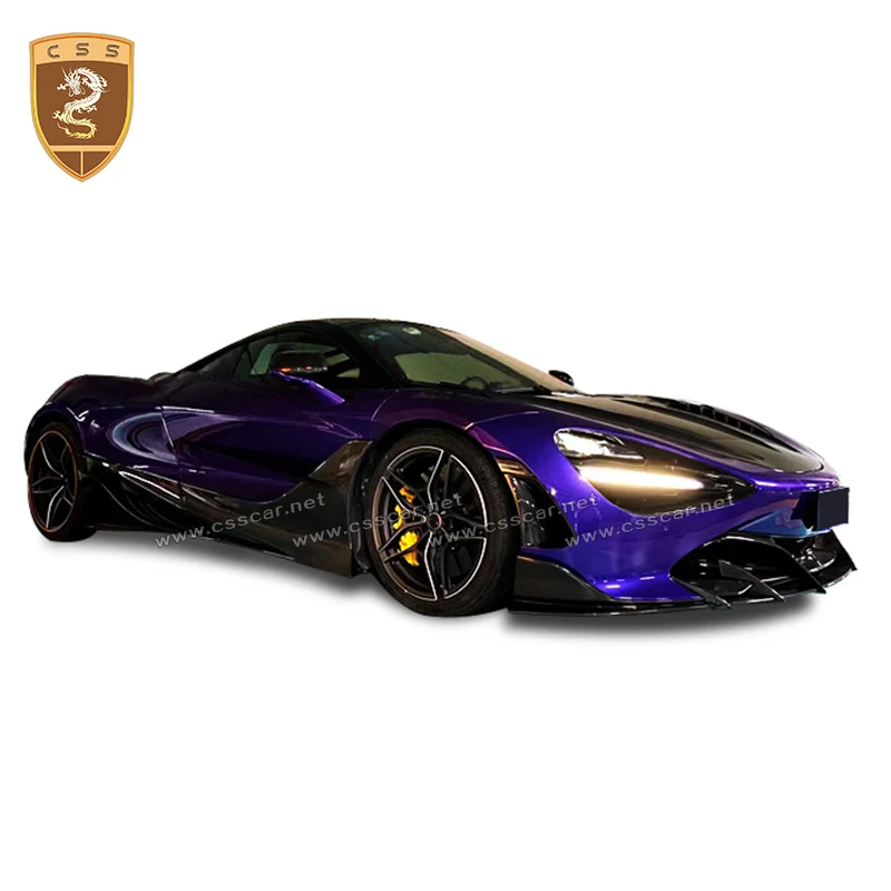 Real Carbon Fiber Car Hood Engine Cover For 2017 Mclaren 720s Coupe TP Style Front Engine Cover Auto Bonnet Modification Parts