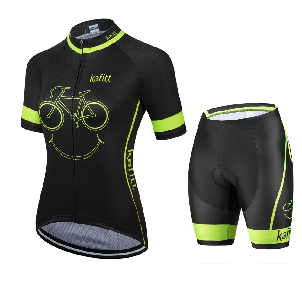 2021 Summer Dresses Blouse Kafitt Female Cycling Set Specialized Women's Cycling Shirt Bike Clothes Breathable Team Jersey Short